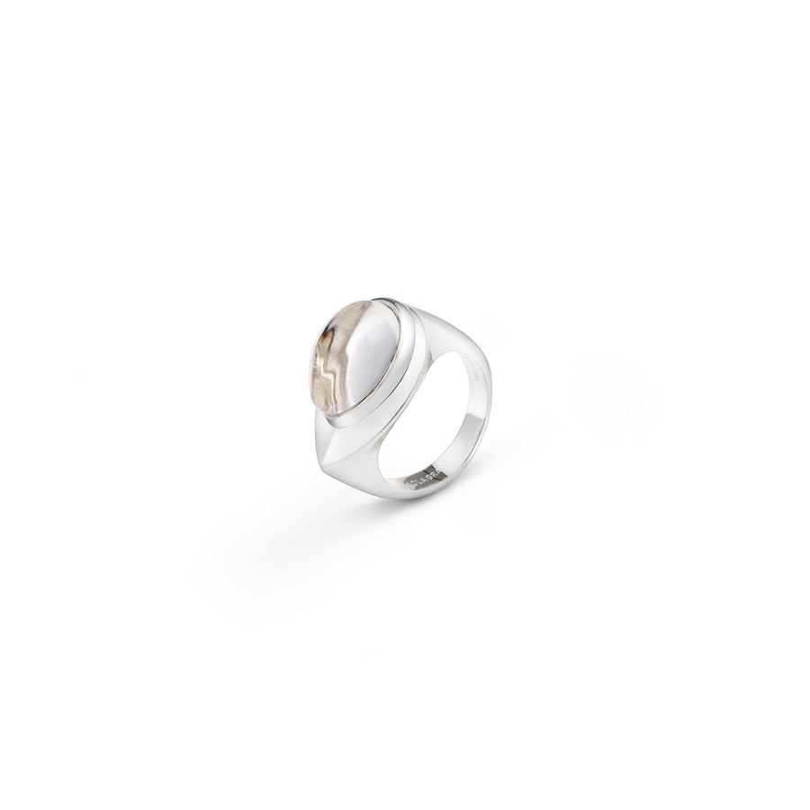 Chevalier in argento con cristallo di rocca AURUM | AN1 GCARG CDR